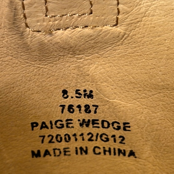 Frye Paige Wedge Black Leather Knee-high Boots Size 8.5M - Picture 3 of 6